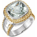 Accented Rope Ring