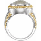 Accented Rope Ring - Image 2