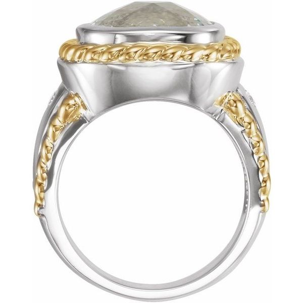 Accented Rope Ring - Image 2