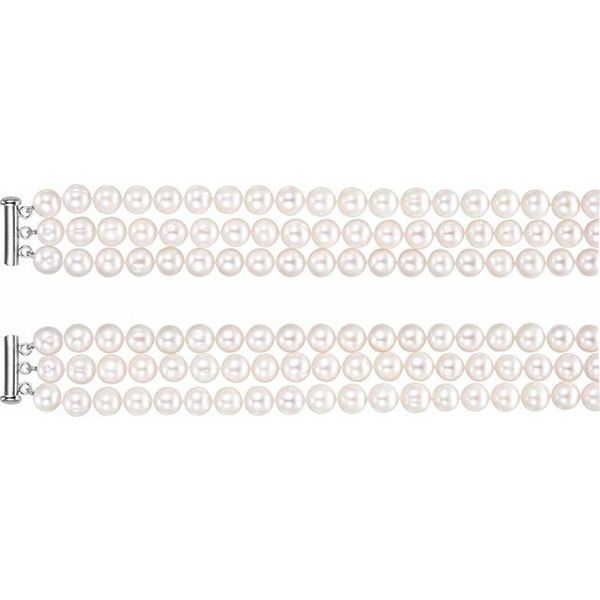 Pearl 3-Strand Necklace - Image 2