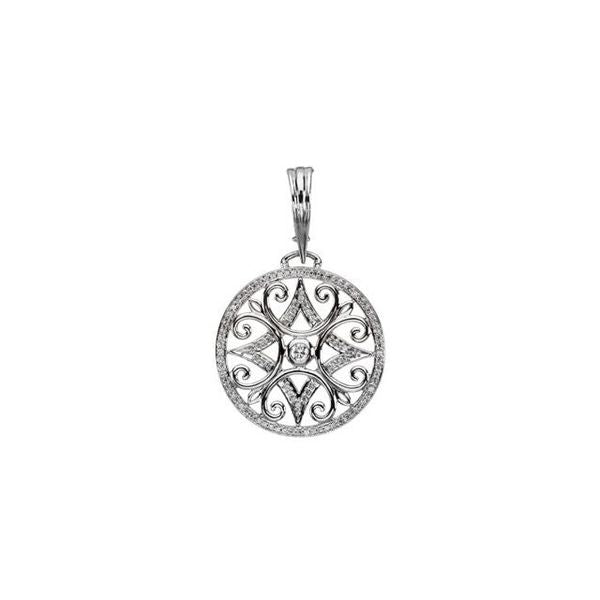 Vintage-Inspired Pendant with Enhancer Bail