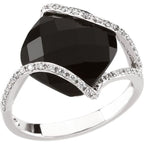 Accented Freeform Ring
