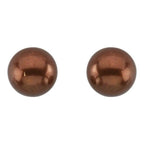 Pearl Stud Earrings - Image 2