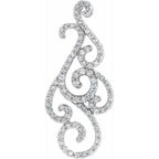 Accented Scroll Pendant