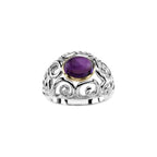 Solitaire Scroll Ring - Image 3