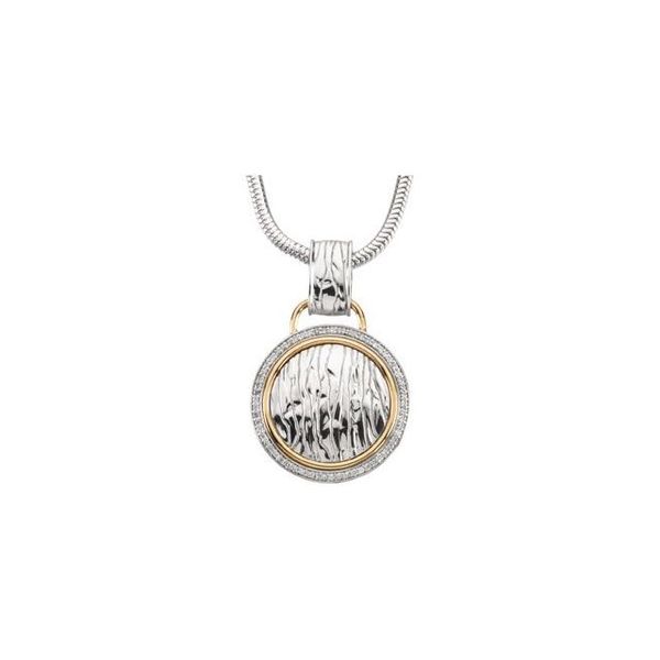 Accented Elephant Skin Necklace