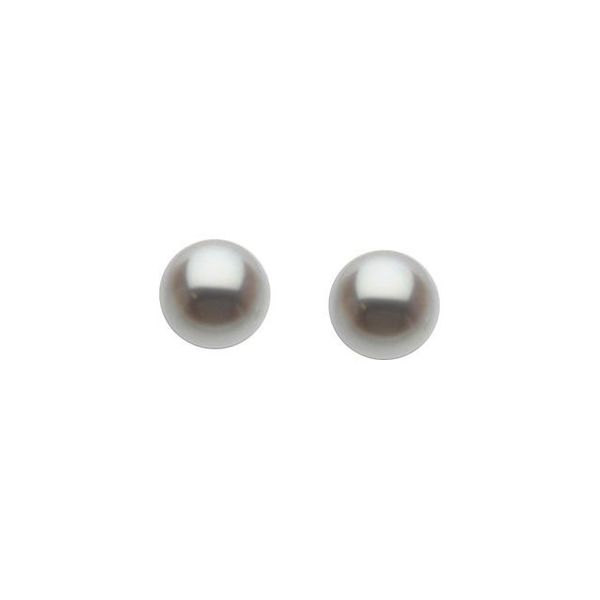 Freshwater Cultured Pearl Stud Earrings - Image 2