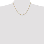 Leslie's 14K 1.6mm Singapore Chain - Image 4