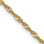 Leslie's 14K 1.6mm Singapore Chain