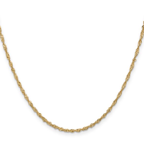 Leslie's 14K 1.6mm Singapore Chain - Image 2