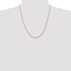 Leslie's 14K 1.6mm Singapore Chain - Image 4