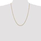 Leslie's 14K 1.6mm Singapore Chain - Image 4