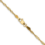 Leslie's 14K 1.6mm Singapore Chain - Image 3