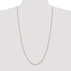 Leslie's 14K 1.6mm Singapore Chain - Image 4