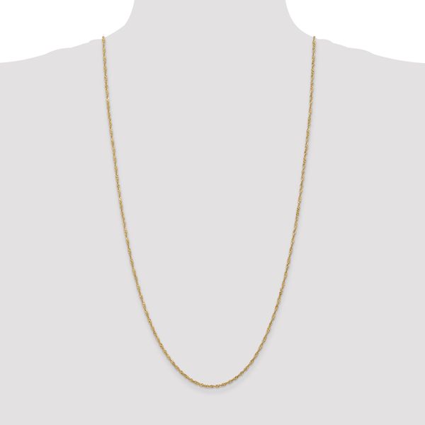 Leslie's 14K 1.6mm Singapore Chain - Image 4