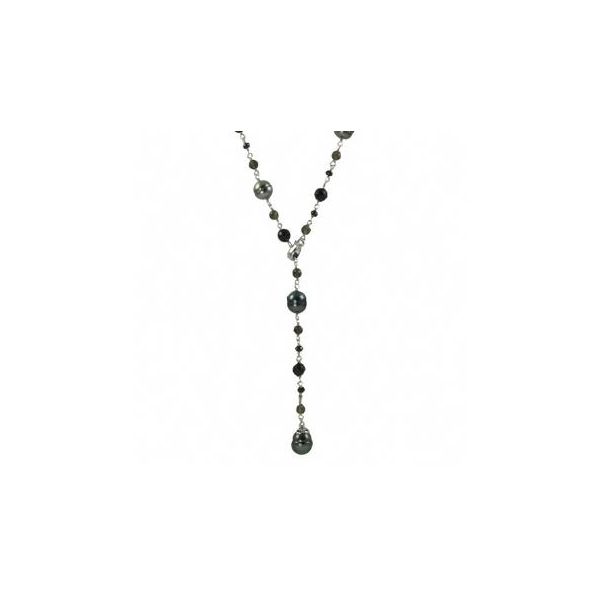 Sterling Silver Tahitian Pearl Necklace