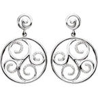 Accented Scroll Earrings - Image 2