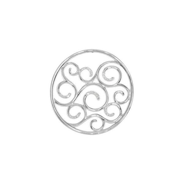Accented Scroll Pendant