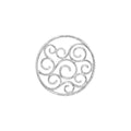 Accented Scroll Pendant