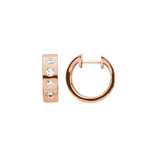 Accented Hoop Earrings
