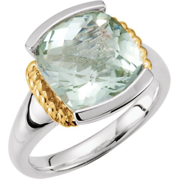 Rope Half Bezel Solitaire Ring