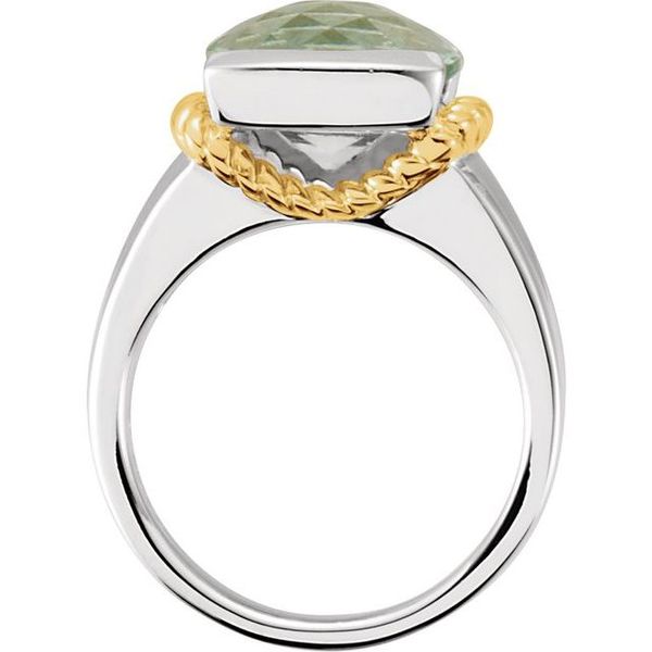 Rope Half Bezel Solitaire Ring - Image 2