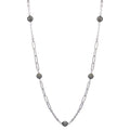 Sterling Silver Tahitian Pearl Necklace