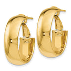 Leslie's 14K Polished Hoop Earrings - Image 2