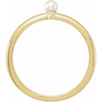 Accented Pearl Ring - Image 2