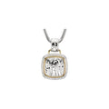 Accented Zebra Skin Necklace