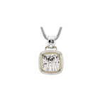 Accented Zebra Skin Necklace