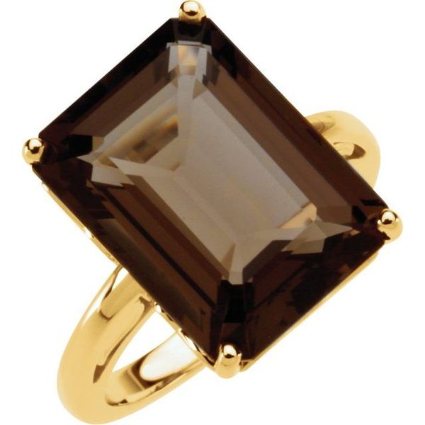 Scroll Setting® Solitaire Ring