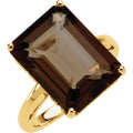 Scroll Setting® Solitaire Ring