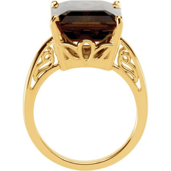 Scroll Setting® Solitaire Ring - Image 2