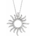 Accented Sun Necklace