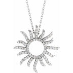 Accented Sun Necklace