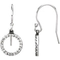 Accented Circular Earrings