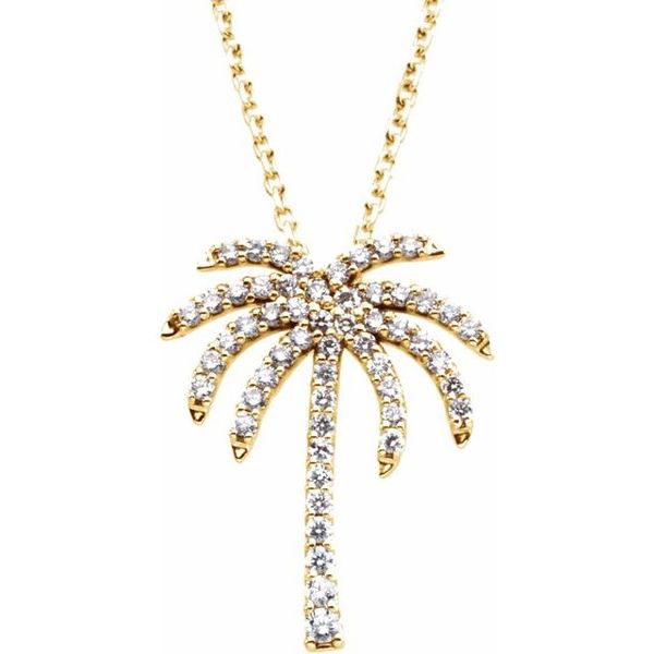 Palm Tree Necklace