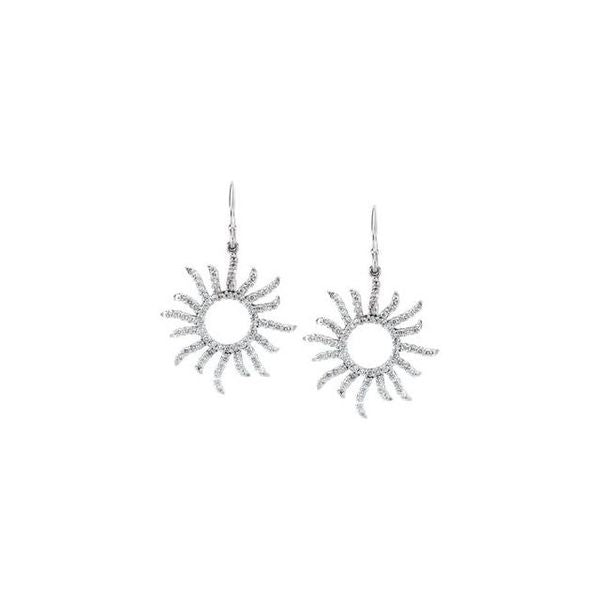 Accented Sun Earrings - Image 2