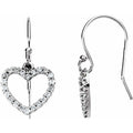 Accented Heart Earrings