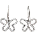 Accented Butterfly Earrings
