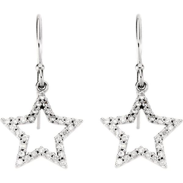 Accented Star Earrings - Image 2