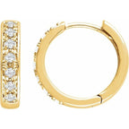 Accented Hoop Earrings