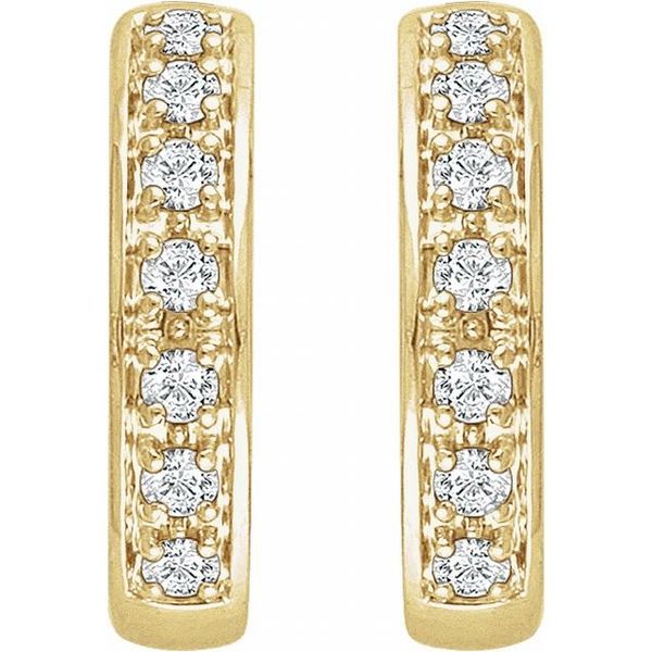 Accented Hoop Earrings - Image 2