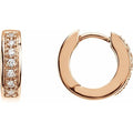 Accented Hoop Earrings