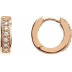 Accented Hoop Earrings
