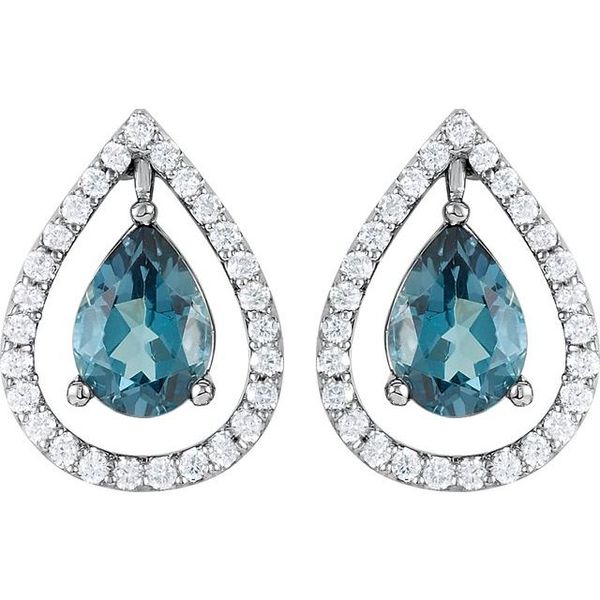 Halo-Style Earrings - Image 2