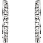 Accented Hoop Earrings - Image 2