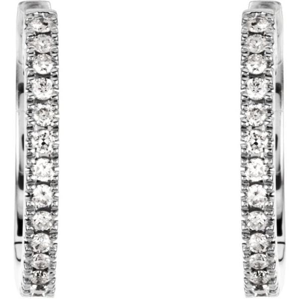 Accented Hoop Earrings - Image 2
