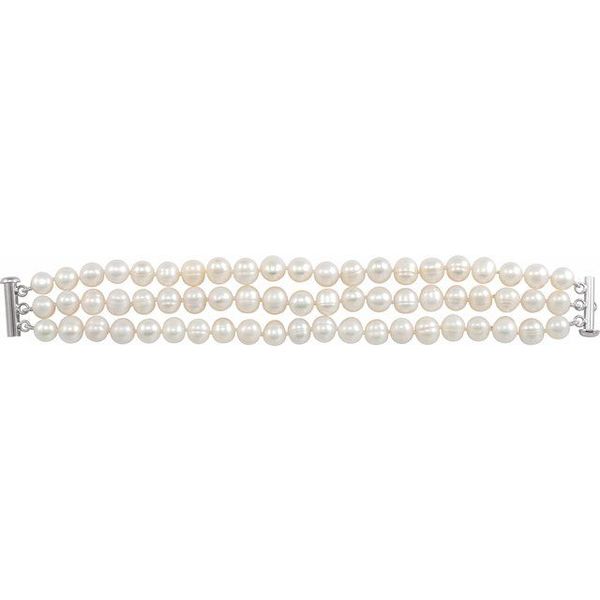 Pearl 3-Strand Bracelet - Image 2